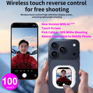 Glittax Magnetic Vlog Selfie Monitor Screen with touch screen and phone functions 100