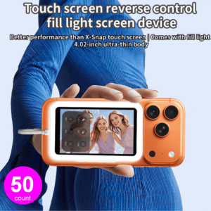 Glittax Universal Back-Camera Viewfinder with Touch Screen and fill light 50 count